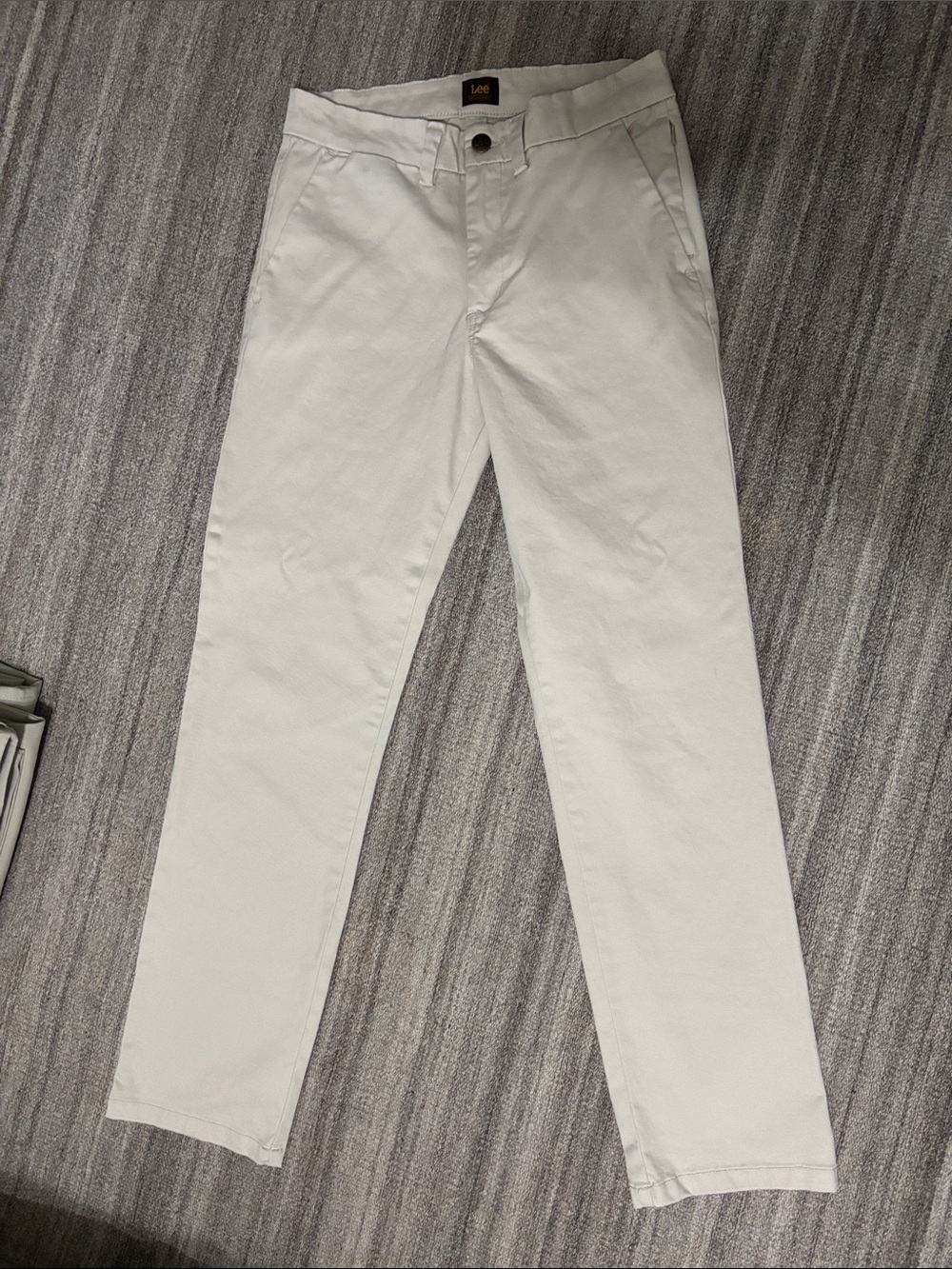 Lee Legendary Slim Straight Flat Front Khaki Pants